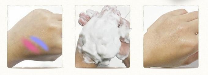Aceite esencial del jabón de la nomeolvides del pétalo elástico hecho a mano natural de la flor