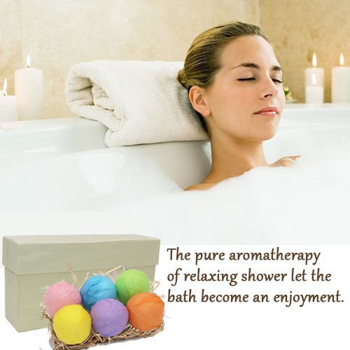 Las bombas orgánicas del baño de burbujas del cuerpo de la sal del aceite esencial alivian el cansancio para la ducha